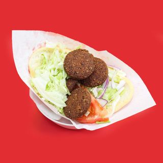 Kebab Falafel Con Queso