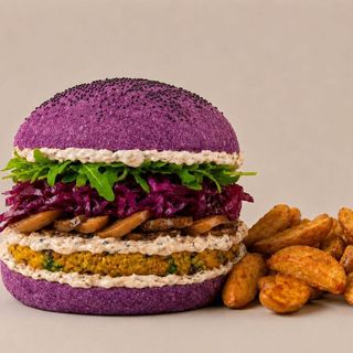 Funghetto Burger + side