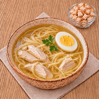 Бульйон курячий з локшиною та курячим філе (350/15г)