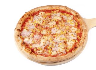 Пица С пуешко филе и топено сирене (450г)