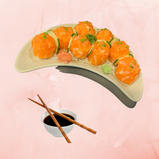 Gunkan Salmão- 4 Unidade