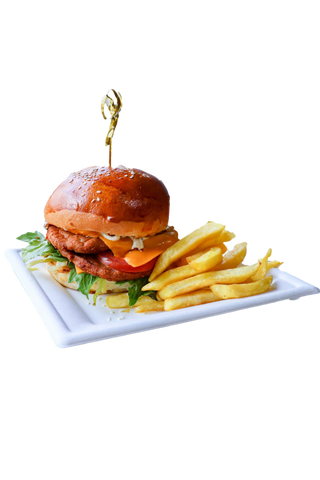 Meniu Dublu Cheeseburger de pui