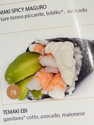 502 - Ebi temaki 1 pezzo