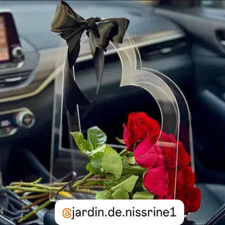Sac a fleur rouge 