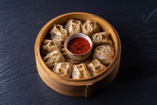 Baby манты с говядиной и тыквой  