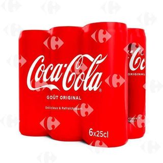 Coca Cola Pack Canette Slim 6X25Cl