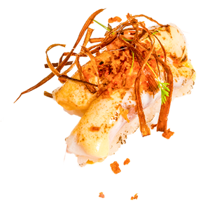 209 Lubina flambeada