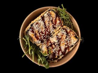 SUSHI BURGER Unagi Łosoś Pieczony