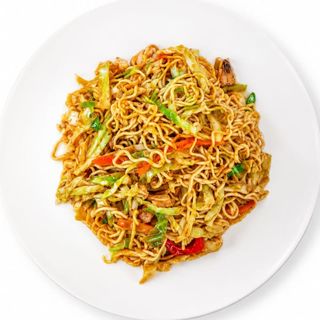 Noodles Salsa Curry