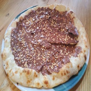 Nutella focaccia stesa