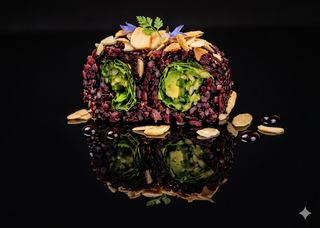 204 Black vegetariano -