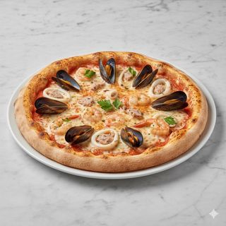 Pizza De Mariscos