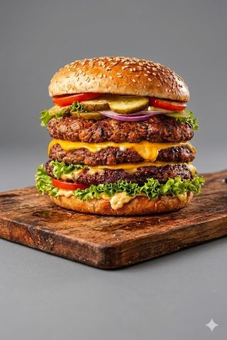 Burgers in forno