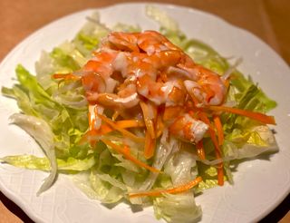 Ensalada con gambas