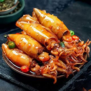 13C- Brochetas de Chipirón con ajo (6 uds.)