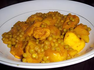 Petits Pois + Pommes De Terre + Poulet