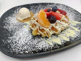 Waffle cioccolato bianco