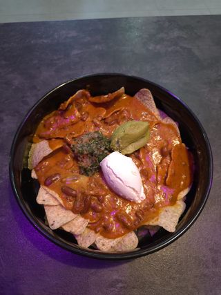 Nachos con chili