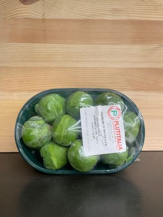 Cavolini di Bruxelles a confezione 350 gr