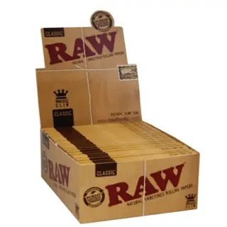Raw Classic King Size Slim 50 Librillos.