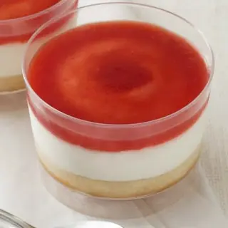 Coppa cheesecake alle fragole