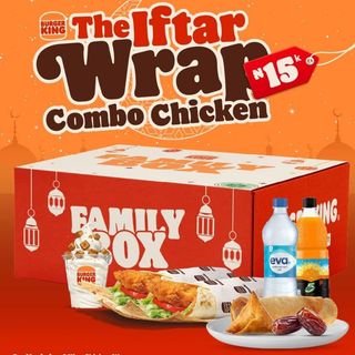 The Iftar Wrap Combo - Chicken