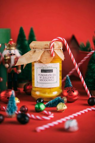 Pomarańcza do herbaty w zalewie miodowej 300 ml