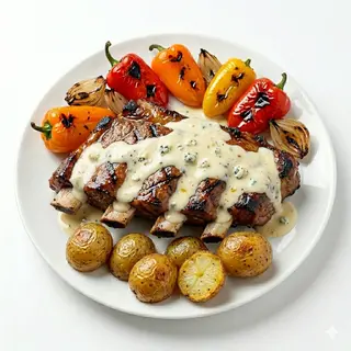 Solomillo De Cerdo Al Roquefort