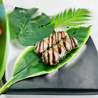 214. Tempura Maki De Tempura De Llagostí Amb Alvocat (8 Uds.)