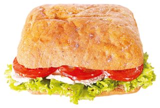 Чіабата ТОМАТНА з куркою