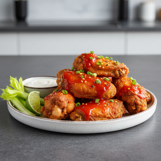 Aripioare de pui prajite sau picante