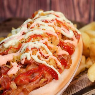 Hot dog perra