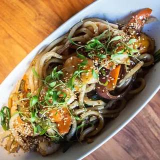 Udon de langostino