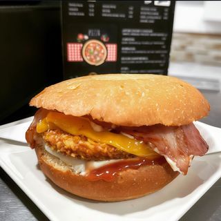 Hamburguesa de pollo Crispy