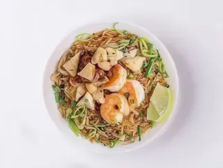 Смажений рис з  морепродуктами (380g)