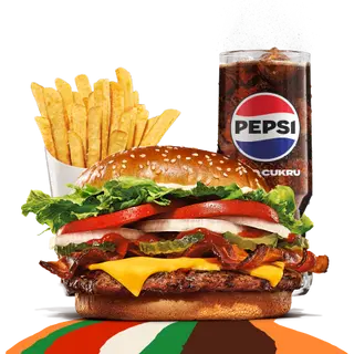 Bacon & Cheese Whopper Zestaw