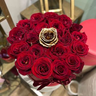 Box love avec central doré 