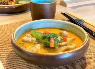 Pollo curry panang