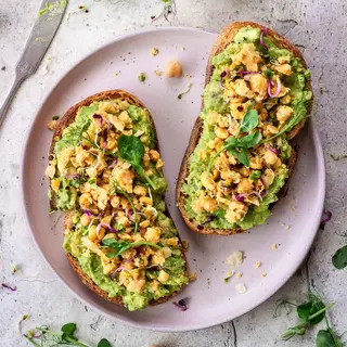 Spinach Toast Vegan