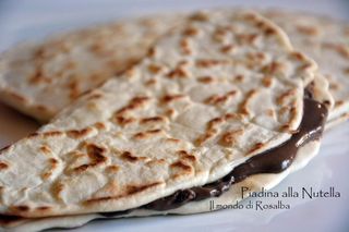 Piadina con Nutella