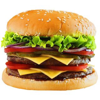 
Мега чикенбургер с сыром