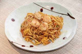 S11 Fettuccine con gamberi 