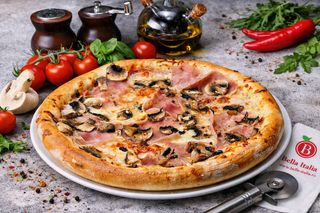 Pizza Grande Prosciutto e Funghi-1200gr
