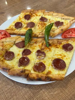 With Sausage and cheddar