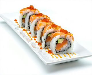 Uramaki spicy salmon  4 pezzi