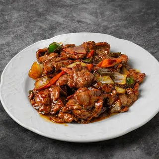 Ternera Con Salsa De Ostras