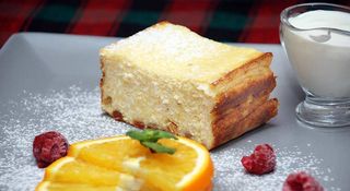 Сирна запіканка ванільна з родзинками (250г)