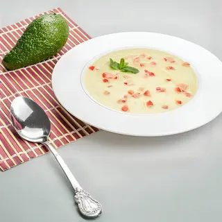 Supă cremă de avocado, raw, fără gluten