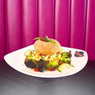 Scrambled Egg & Smoked Salmon Bagel