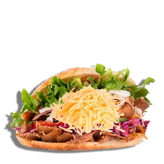 Pita Kebab Con Queso De Cabra